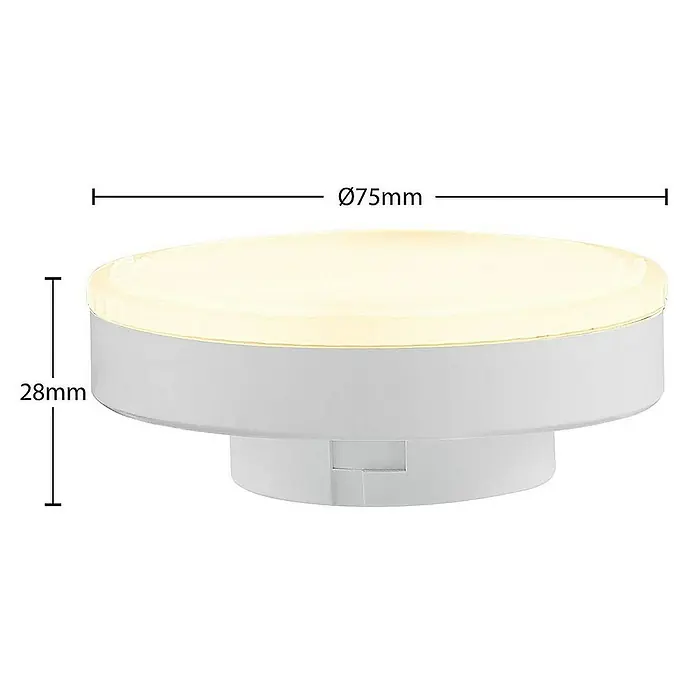 Arcchio LED-Lampe Gx53 7W LED - Nicht Dimmbar, Warmweiß, 750 lm, 7 W