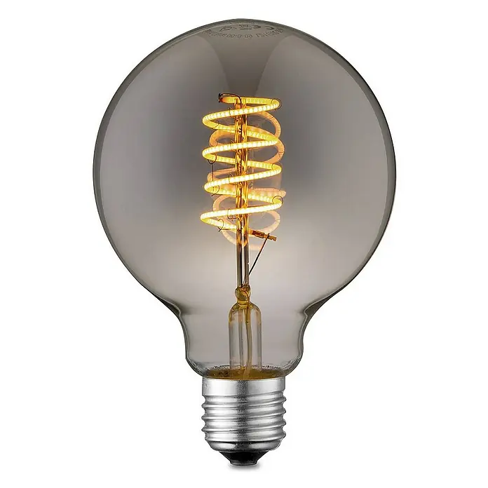 Lucande LED-Lampe E27 G95 LED 4W - E27, Nicht Dimmbar, Warmweiß, 120 lm, 4 W