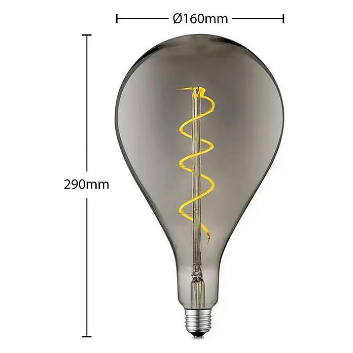 Lucande LED-Lampe E27 A160 LED 4W - E27, Nicht Dimmbar, Warmweiß, 100 lm, 4 W