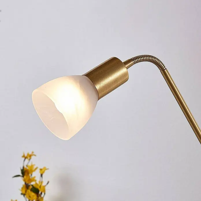 Lindby LED-Deckenfluter Felicia - messing / gold