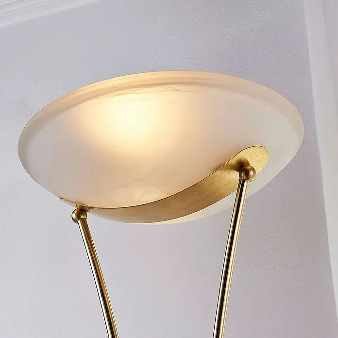 Lindby LED-Deckenfluter Felicia - messing / gold