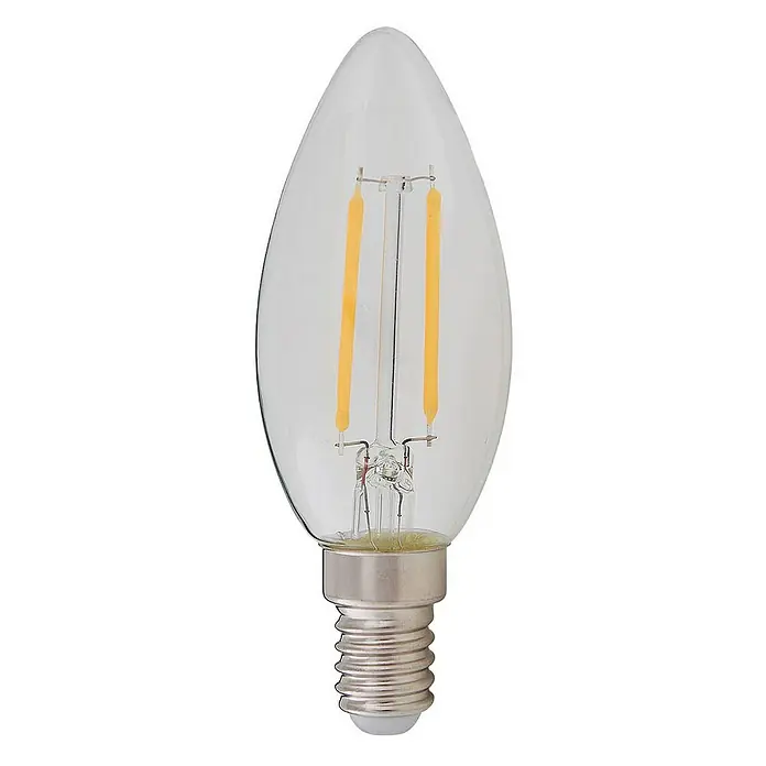 Lindby LED-Lampe E14 LED - E14, Nicht Dimmbar, Warmweiß, 250 lm, 2 W