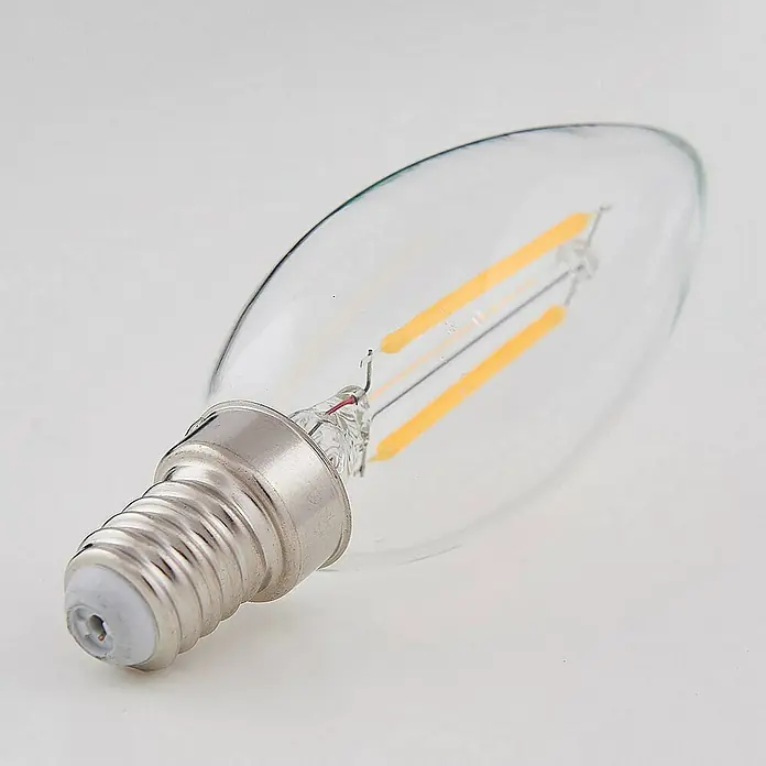 Lindby LED-Lampe E14 LED - E14, Nicht Dimmbar, Warmweiß, 250 lm, 2 W