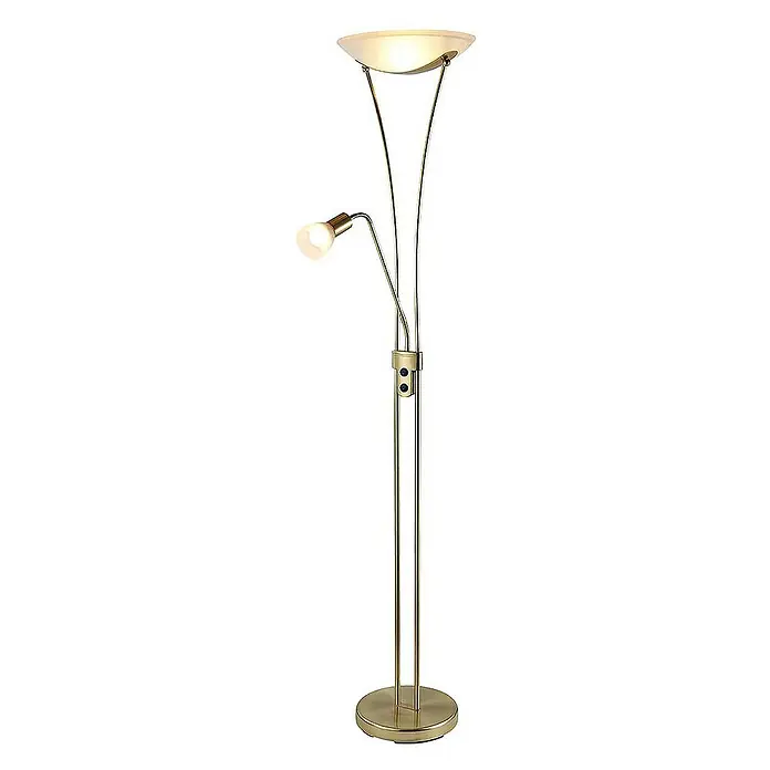 Lindby LED-Deckenfluter Felicia - messing / gold