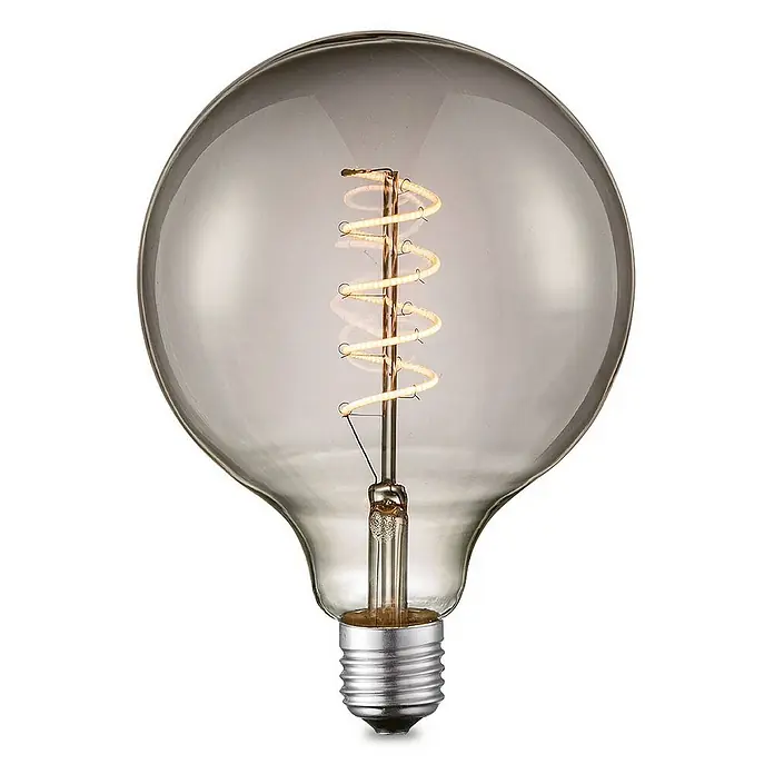 Lucande LED-Lampe E27 G125 LED 4W - E27, Nicht Dimmbar, Warmweiß, 120 lm, 4 W
