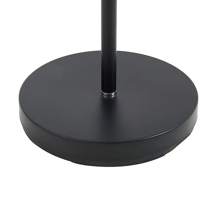 Lindby LED-Deckenfluter Malea - Höhe: 180 cm, schwarz, schwarz, Warmweiß