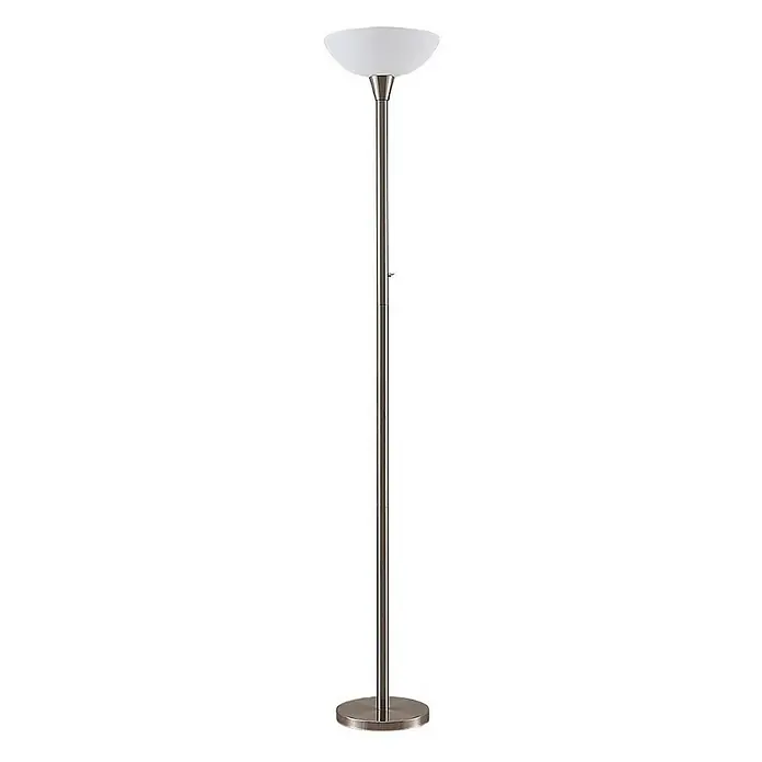 Lindby LED-Deckenfluter Ignacia - alu / grau / zink