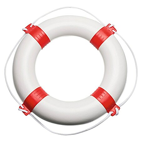 Seilflechter Salvavidas (Rojo/Blanco, Diámetro exterior: 55 cm)