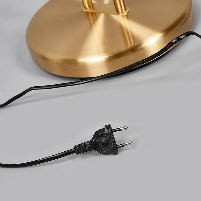 Lindby LED-Deckenfluter Josefin - Höhe: 180 cm, messing / gold, messing / gold, Warmweiß