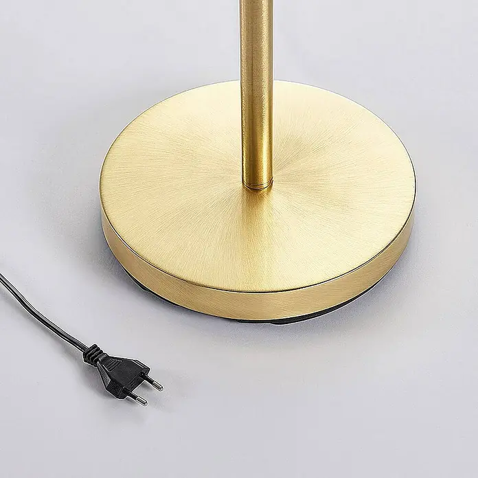 Lindby LED-Deckenfluter Jost - Höhe: 180 cm, messing / gold
