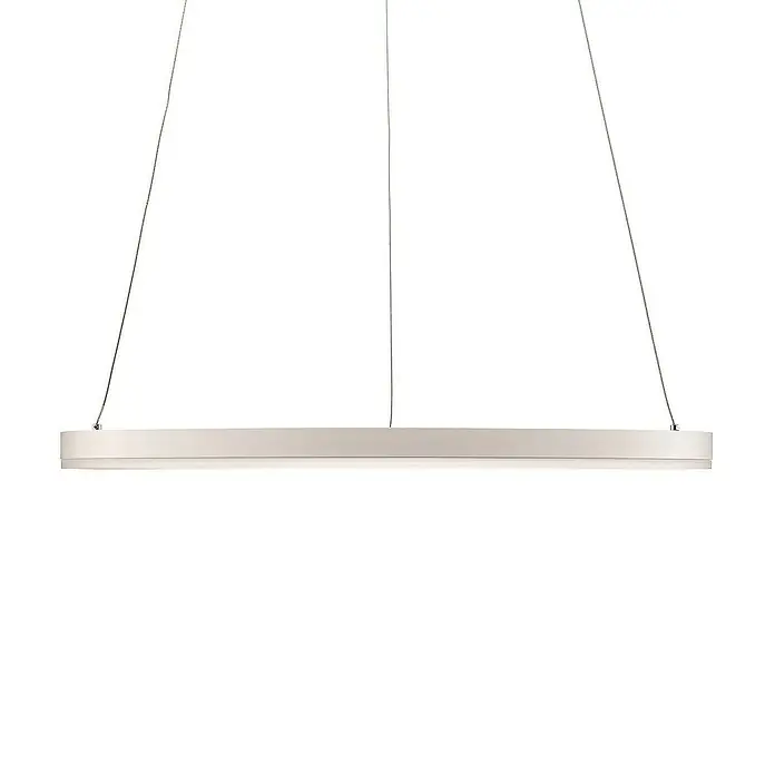 Arcchio Pendelleuchte Albiona - L x B x H: 60 x 60 x 3,5 cm, weiß / opal, weiß