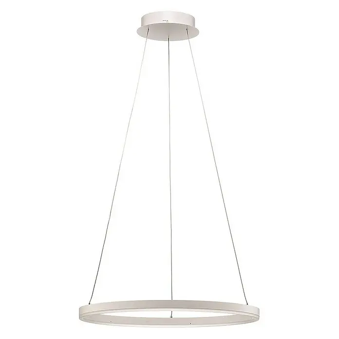 Arcchio Pendelleuchte Albiona - L x B x H: 60 x 60 x 3,5 cm, weiß / opal, weiß