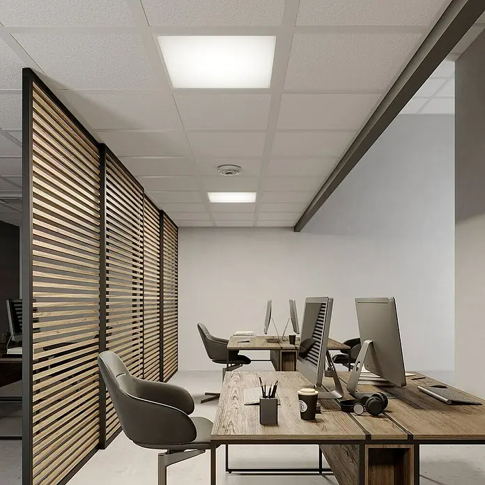 Arcchio Einbaupanel Vinas - L x B x H: 62 x 62 x 1,1 cm, Neutralweiß