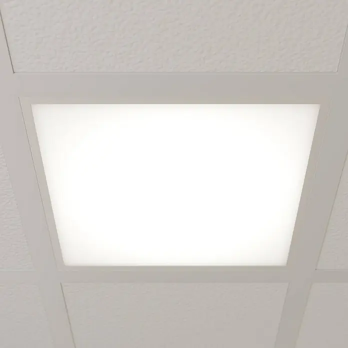 Arcchio Einbaupanel Vinas - L x B x H: 62 x 62 x 1,1 cm, Neutralweiß