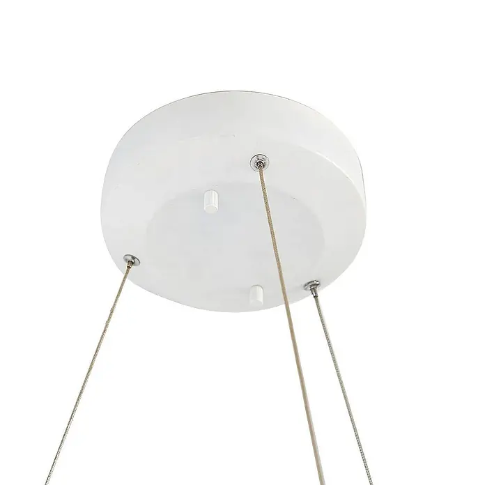 Lucande Pendelleuchte Tumata - L x B x H: 75 x 75 x 8 cm, klar / transparent, transparent