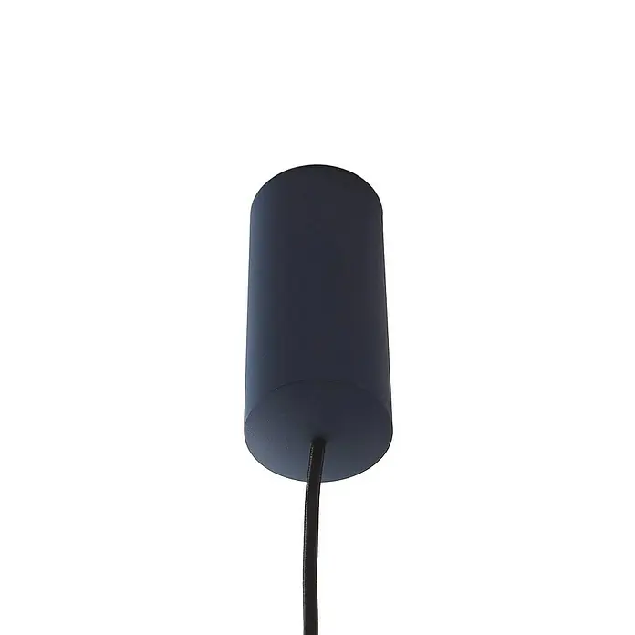 Lucande Pendelleuchte Plarion - L x B x H: 9 x 9 x 10,5 cm, blau, sandBlau
