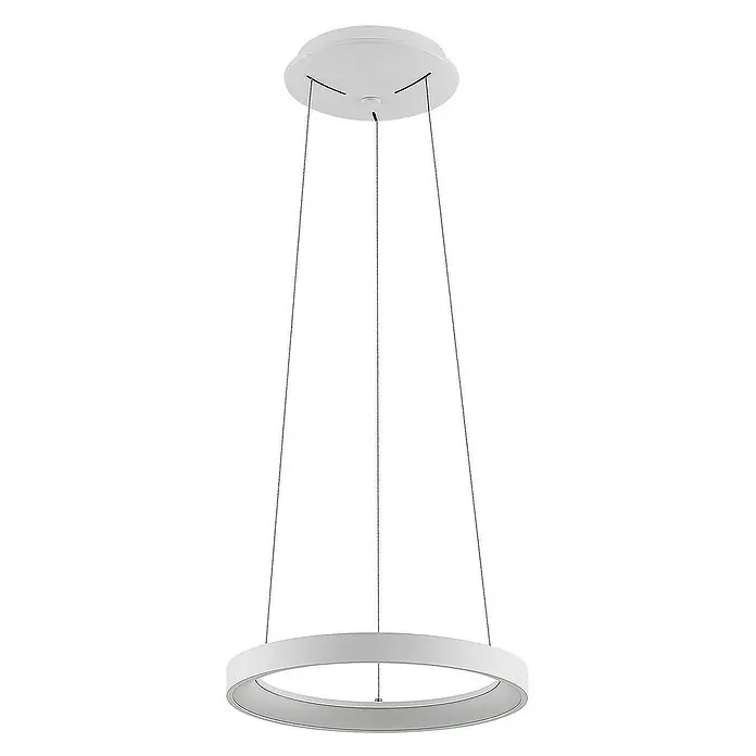 Arcchio Pendelleuchte Vivy - L x B x H: 38 x 38 x 3,5 cm, weiß / opal, weiß