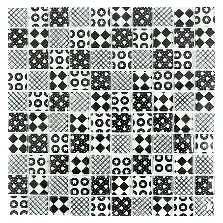 Mosaikfliese Quadrat Crystal Mix XCM 8OP5