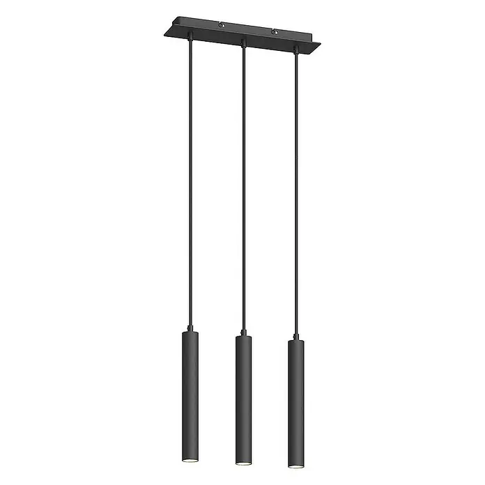 Arcchio Pendelleuchte Franka - L x B x H: 37 x 8 x 30 cm, schwarz, Schwarz (RAL 9005)