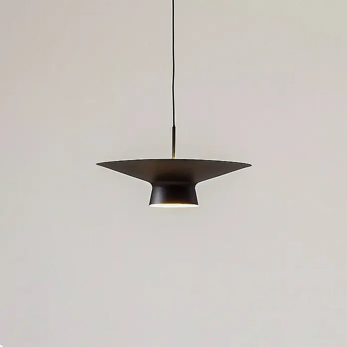 Lindby Pendelleuchte Norvind - L x B x H: 25 x 25 x 7 cm, schwarz, sandSchwarz, gold
