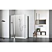 Camargue Vario Eckdusche S1+S15+S3 (115 x 90 x 195 cm, Stärke: 6 mm, Silber)