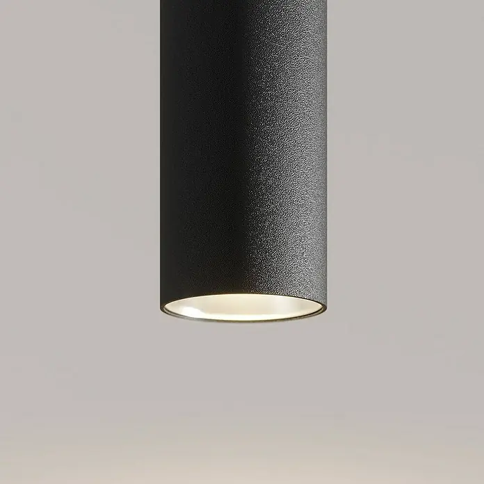 Arcchio Pendelleuchte Franka - L x B x H: 3,9 x 3,9 x 30 cm, schwarz, Schwarz (RAL 9005)