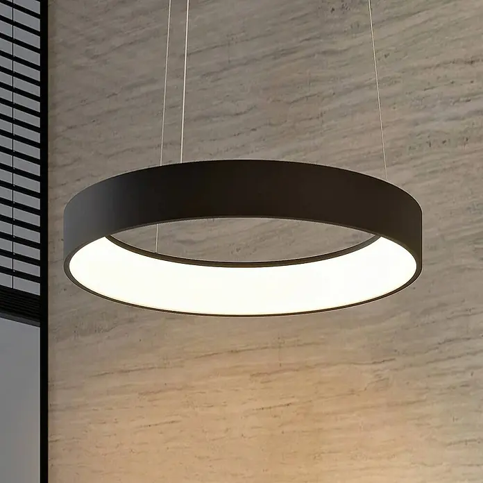 Arcchio Pendelleuchte Aleksi - schwarz, sandSchwarz, weiß