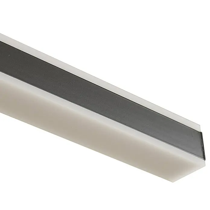 Lucande Pendelleuchte Lucande - L x B x H: 120 x 4 x 4 cm, schwarz, Schwarz, weiß