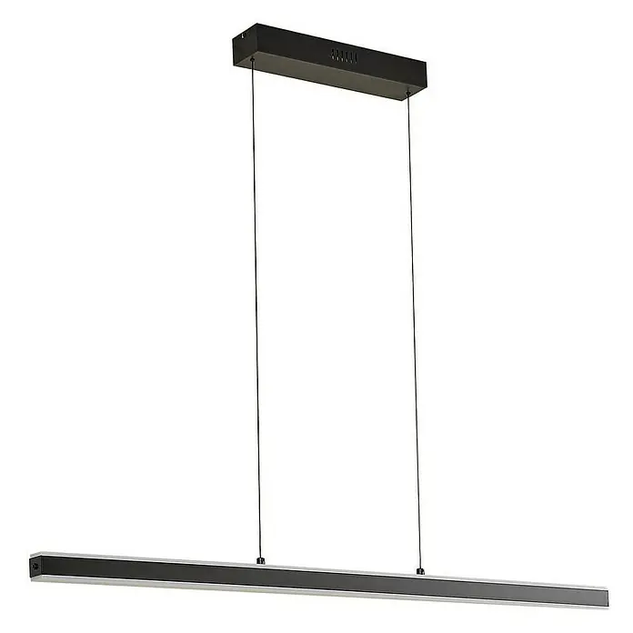 Lucande Pendelleuchte Lucande - L x B x H: 120 x 4 x 4 cm, schwarz, Schwarz, weiß