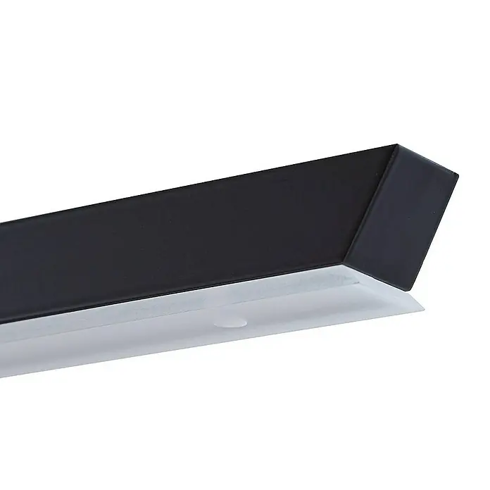Lucande Pendelleuchte Solvar - L x B x H: 117 x 3 x 3 cm, schwarz, Schwarz