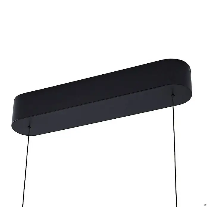 Lucande Pendelleuchte Solvar - L x B x H: 117 x 3 x 3 cm, schwarz, Schwarz
