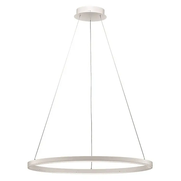 Arcchio Pendelleuchte Albiona - L x B x H: 80 x 80 x 3,5 cm, weiß / opal, weiß