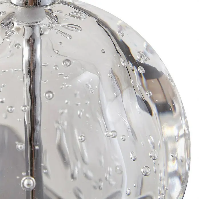 Lucande Pendelleuchte Hayley - klar / transparent, klar, chrom