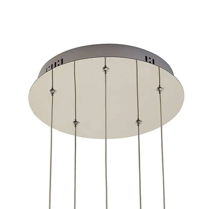 Lucande Pendelleuchte Hayley - klar / transparent, klar, chrom