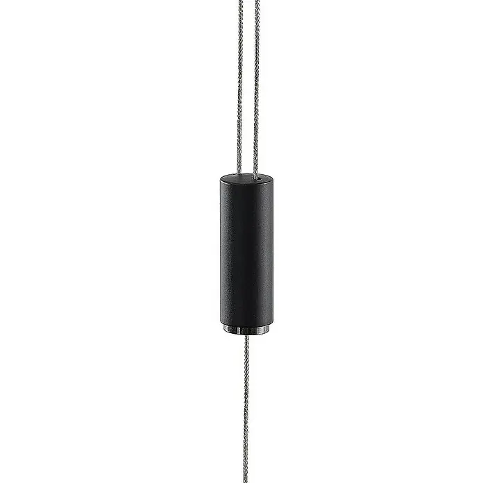 Lucande Pendelleuchte Stakato - L x B x H: 140 x 1,6 x 1,6 cm, Schwarz matt