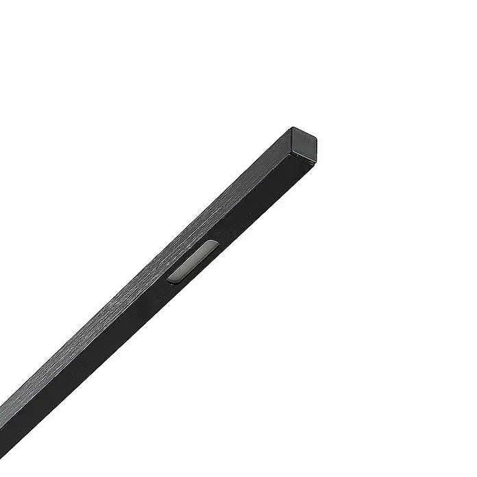 Lucande Pendelleuchte Stakato - L x B x H: 140 x 1,6 x 1,6 cm, Schwarz matt
