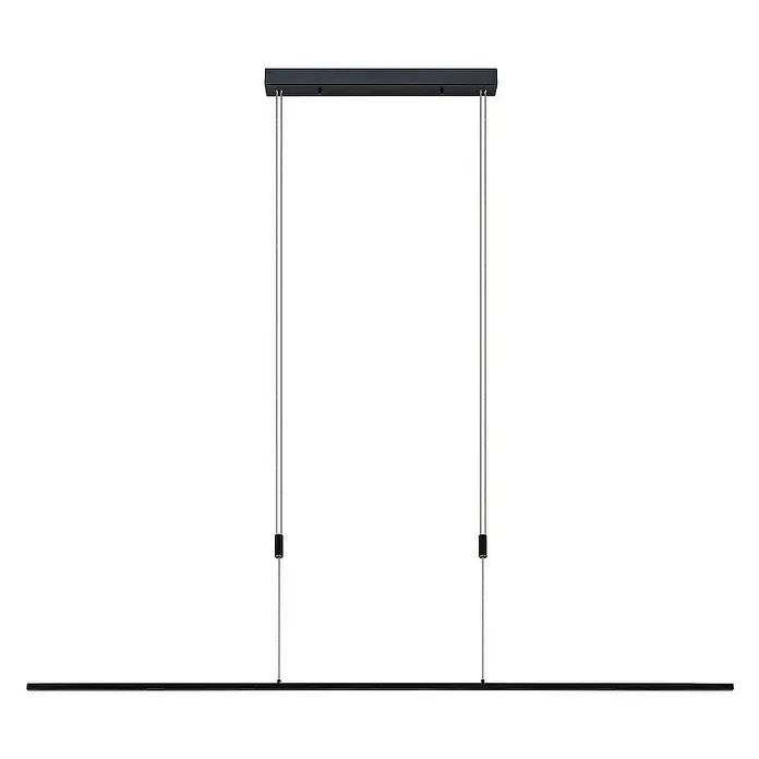 Lucande Pendelleuchte Stakato - Schwarz matt