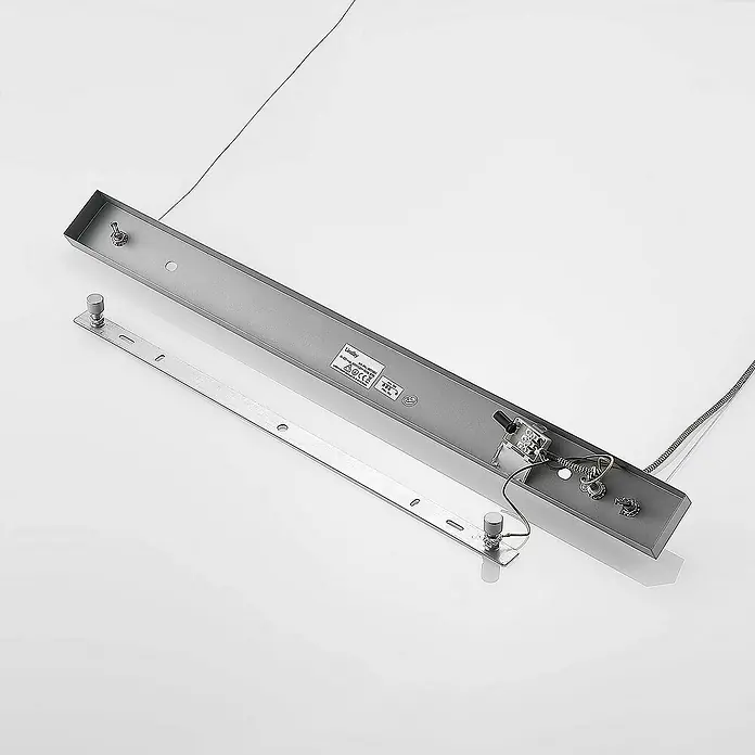 Lindby Pendelleuchte Mella - holz hell, weiß antik galvanisiert, E27