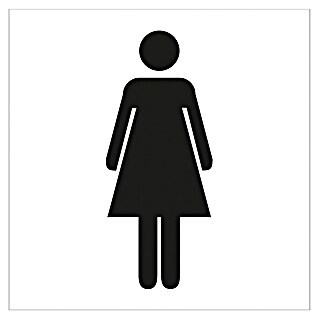 Pickup Etiqueta adhesiva (Motivo: Mujer, L x An: 140 x 140 mm)