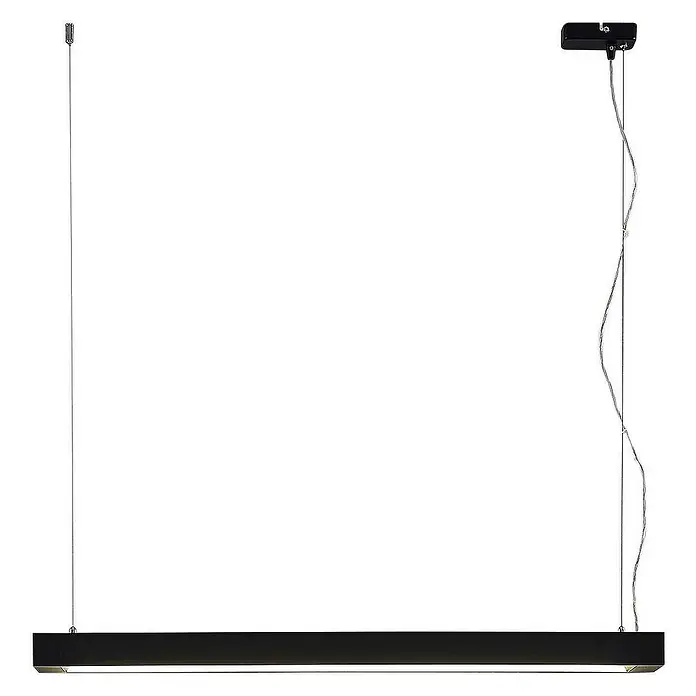 Arcchio Pendelleuchte Cuna - L x B x H: 92,2 x 11,5 x 4,88 cm, schwarz, Schwarz (RAL 9005)