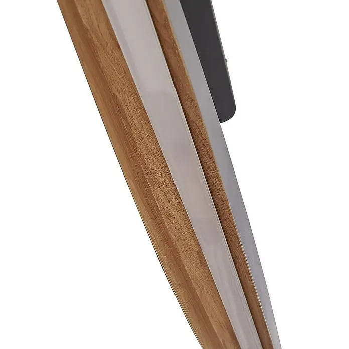 Lucande Pendelleuchte Clavit - L x B x H: 140 x 9 x 8 cm, schwarz, Schwarz