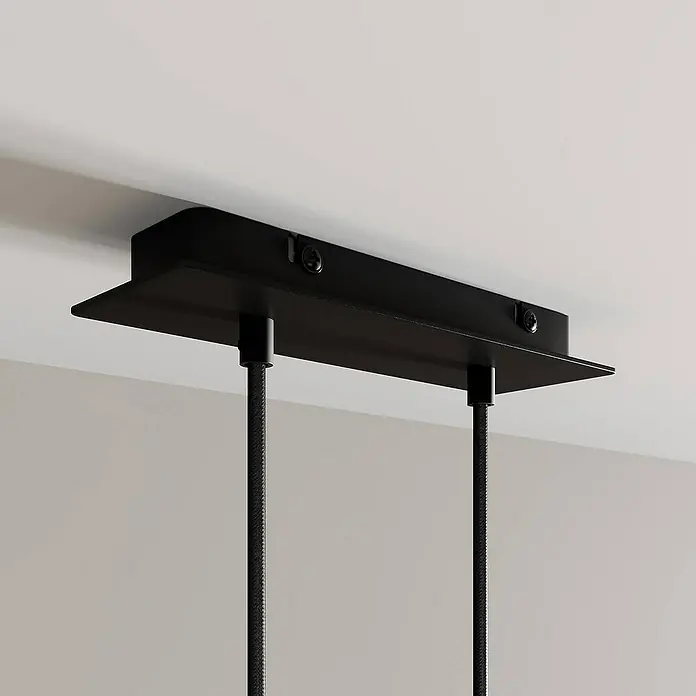 Arcchio Pendelleuchte Franka - schwarz, Schwarz (RAL 9005)