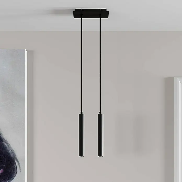 Arcchio Pendelleuchte Franka - schwarz, Schwarz (RAL 9005)