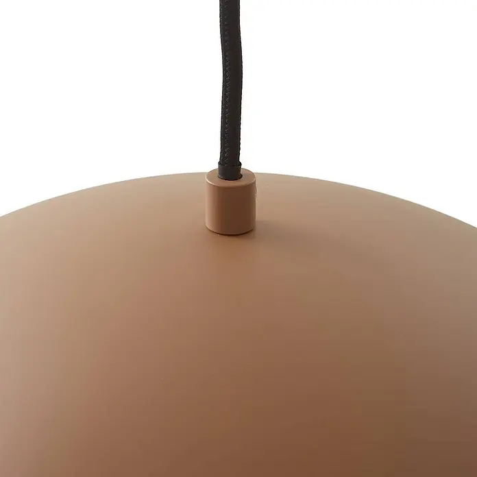 Lucande Pendelleuchte Lythara - braun / rost, hellbraun