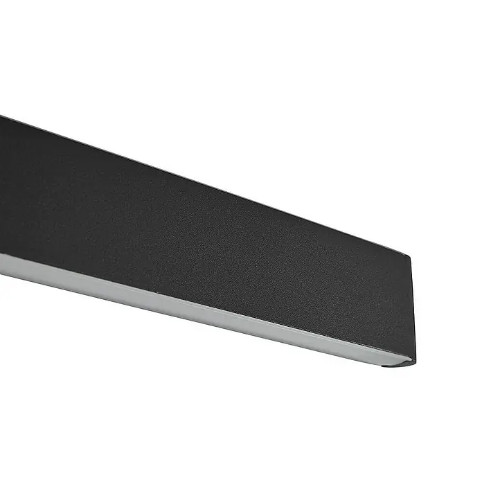 Lucande Pendelleuchte Mylosh - L x B x H: 110 x 3,5 x 4,6 cm, schwarz, Schwarz