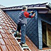 Krause Dachleiter (Länge: 5,05 m, 18 Sprossen, Aluminium, Material Sprossen: Aluminium)