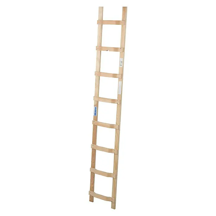 Krause Dachleiter - Anzahl Tritte: 8 Stk., Holz - Holzleiter von Krause, ideal für den Innen- und Außenbereich. Robuste Bauweise für sicheren Halt beim Arbeiten in der Höhe.