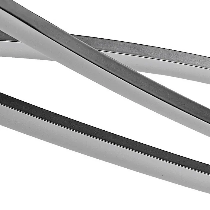 Lucande Pendelleuchte Sayori - schwarz, Schwarz, weiß