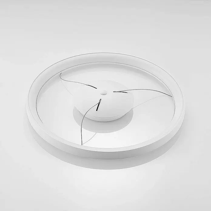 Arcchio Pendelleuchte Vivy - L x B x H: 58 x 58 x 3,5 cm, weiß / opal, weiß