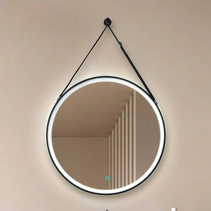 Lucande LED-Spiegelleuchte Lelin - schwarz